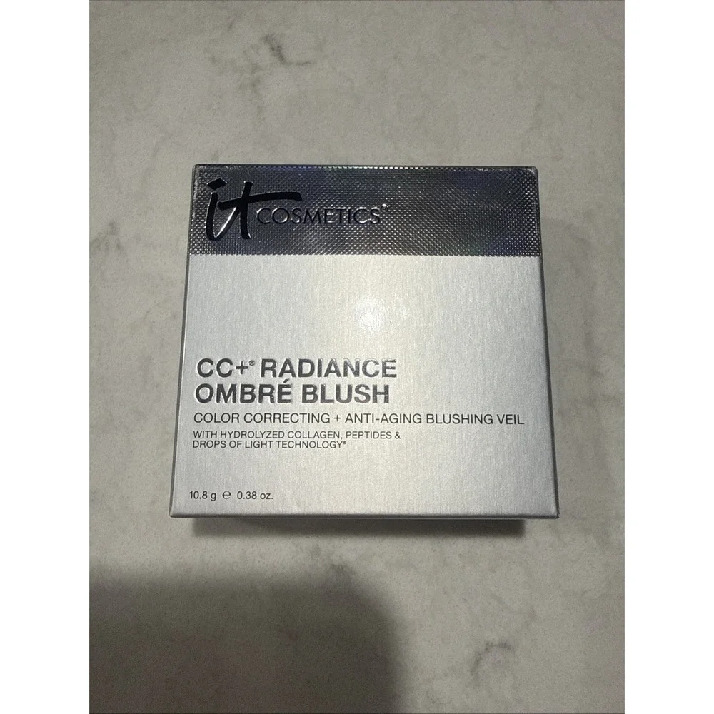 NIB IT Cosmetics CC+ Radiance Ombre Blush Color Correct Anti Aging Coral Flush‎